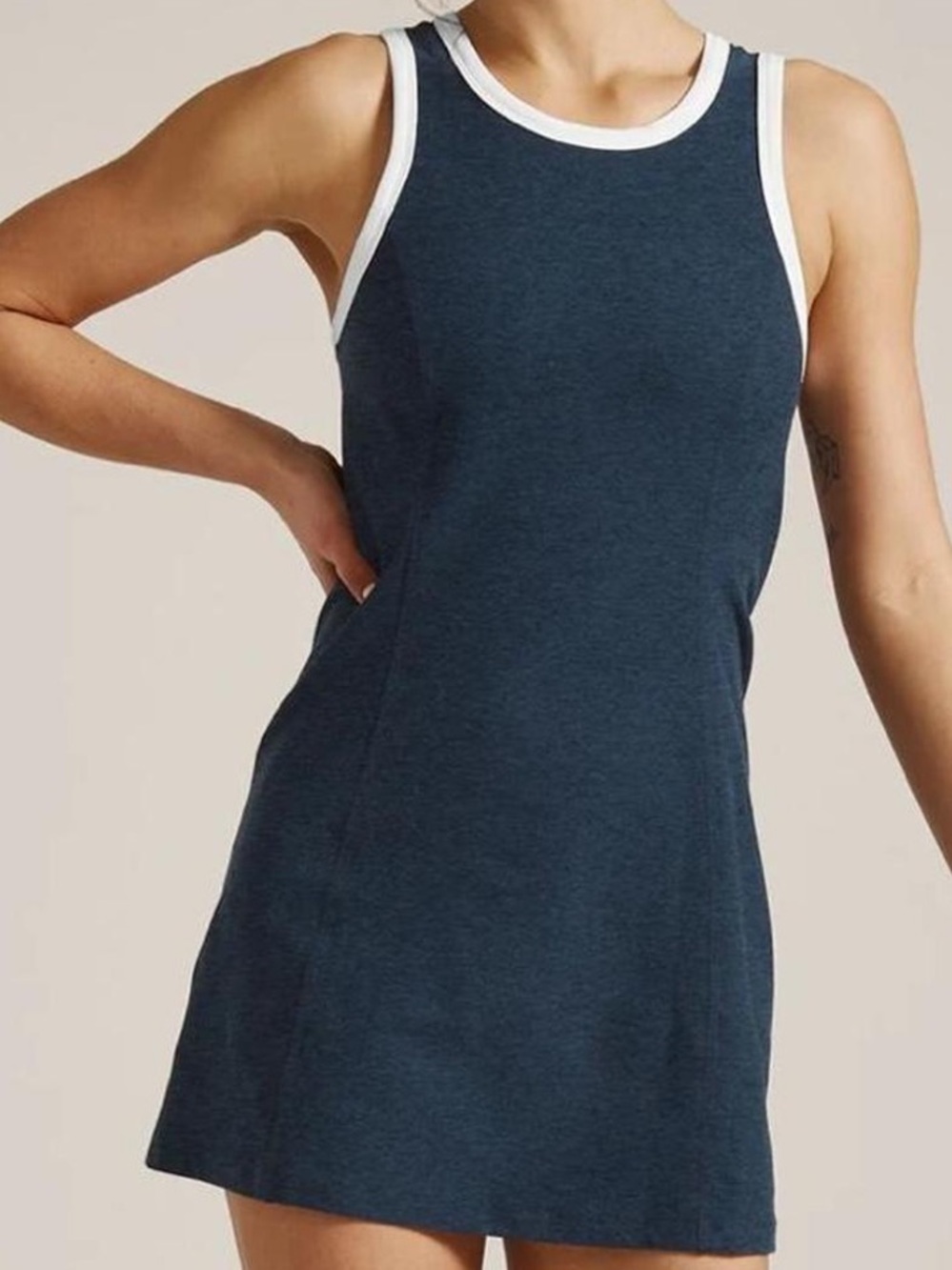 Beyond Yoga Spacedye Outlines Dress Small Navy